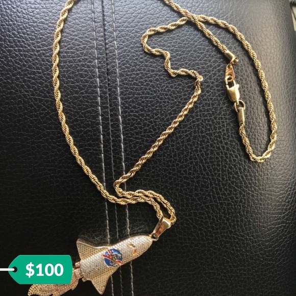 gold gods Jewelry Gold Gods Gold Rocket Diamond Chain Poshmark